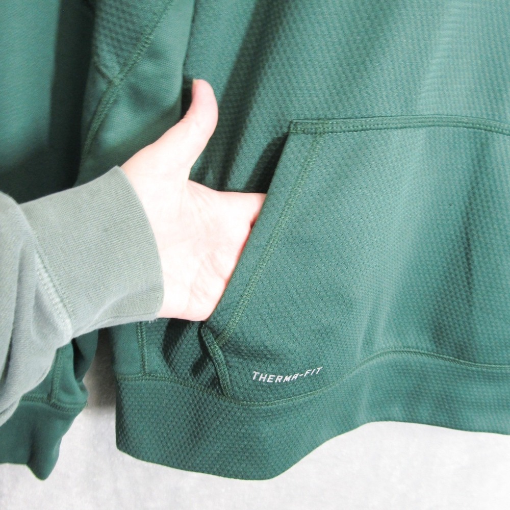 Nike Oregon Ducks Sweatshirt Therma-FIT Green Hoodie Youth XL NCAA College Logo - Picture 7 of 12